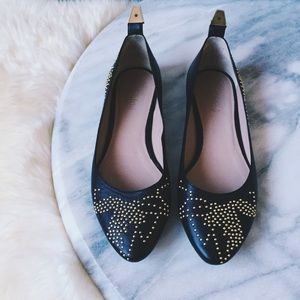 Chloé Susannah Studded Leather Flats sz 6